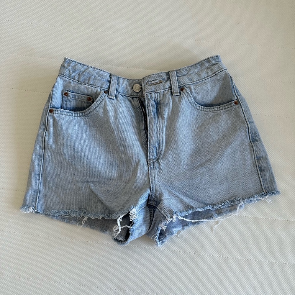 TOPSHOP petite mom shorts
